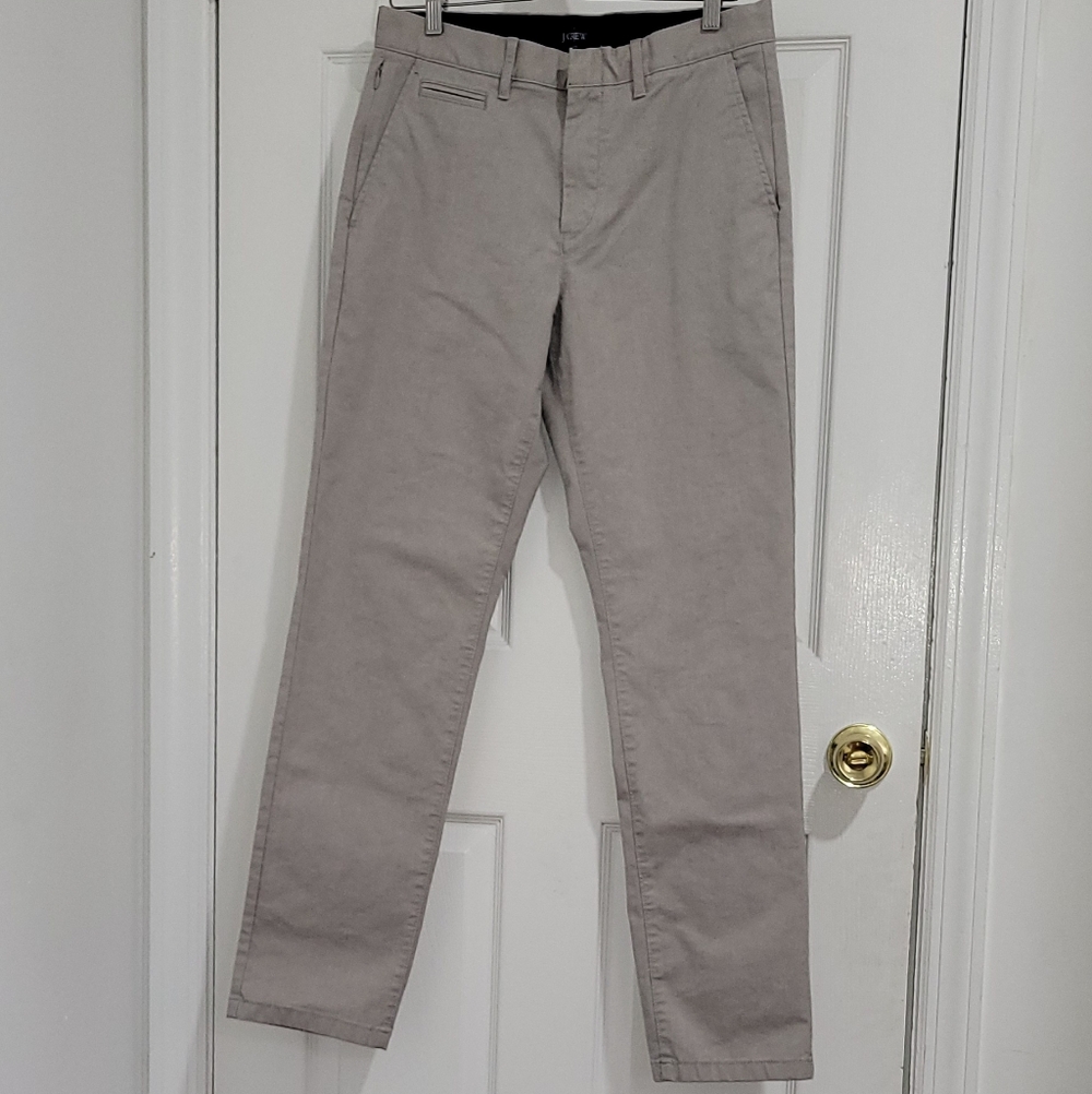 Men's Casual Straight-Fit Pants — Light Taupe